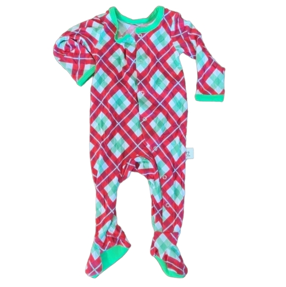 Kozi and co bamboo Christmas footie pajamas - Picture 1 of 5